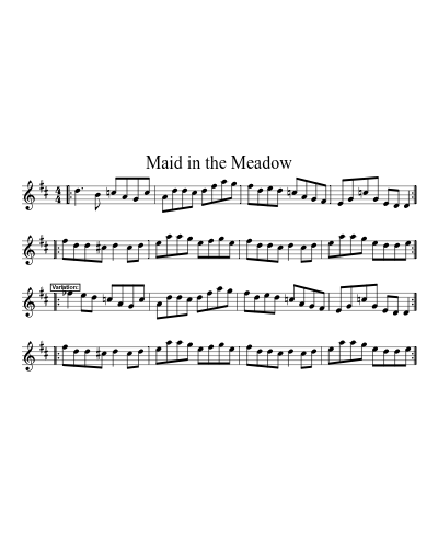 Maid in the Meadow (Version 2)