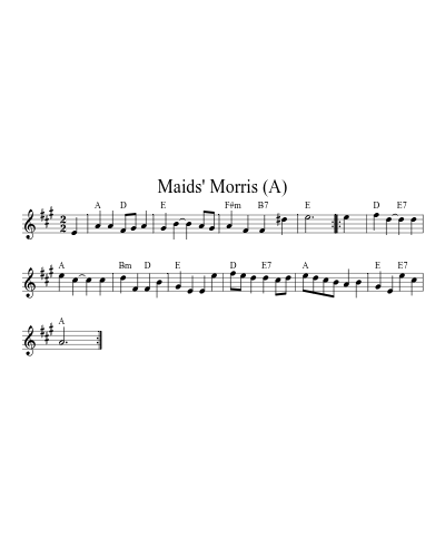 Maids' Morris (A) (Version 3)