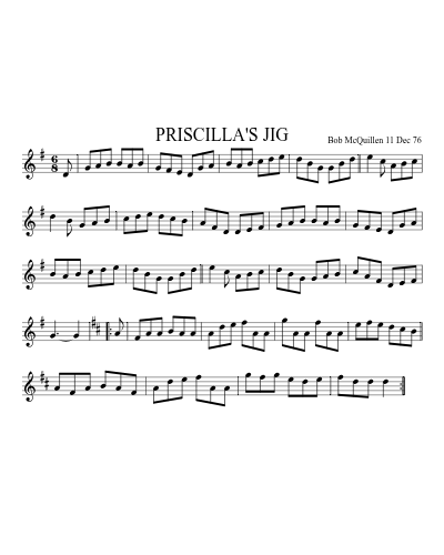 PRISCILLA'S JIG