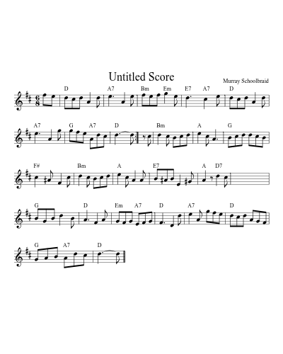 Mamies Jig sheet music preview