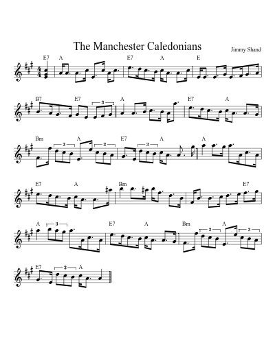 the Manchester Caledonians (Version 2)