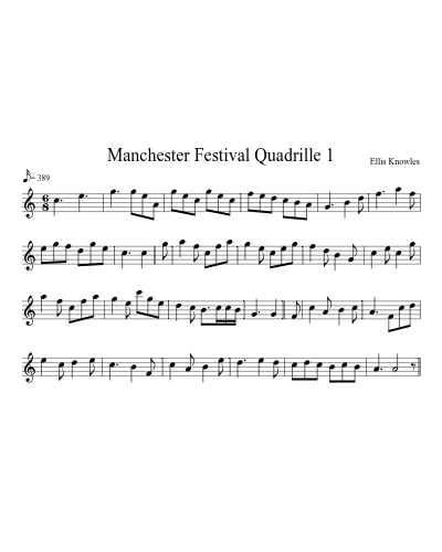 Manchester Festival Quadrille 1 preview
