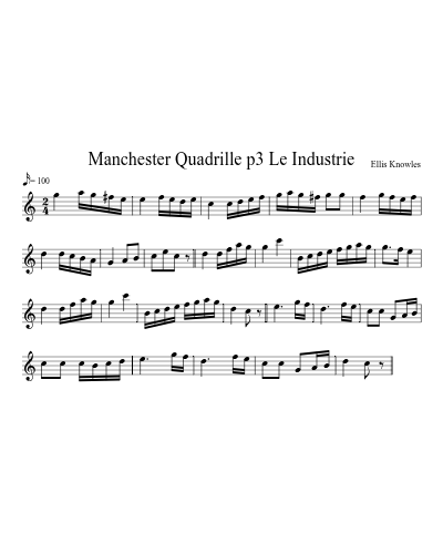 Manchester Quadrille p3 Le Industrie