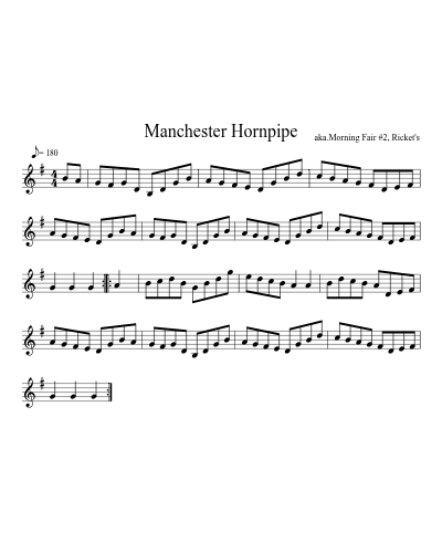 Manchester hornpipe (Version 4)