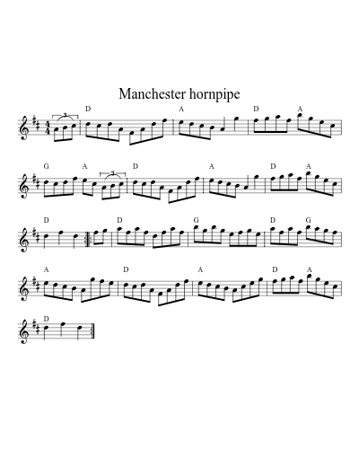 Manchester hornpipe (Version 5)