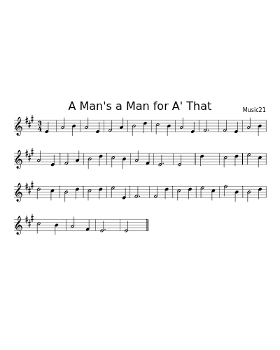 A Man's a Man for A' That