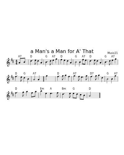 A Man's a Man for A' That (Version 3)