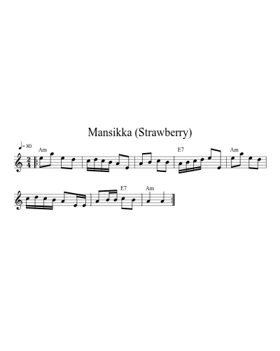 Mansikka (Strawberry)