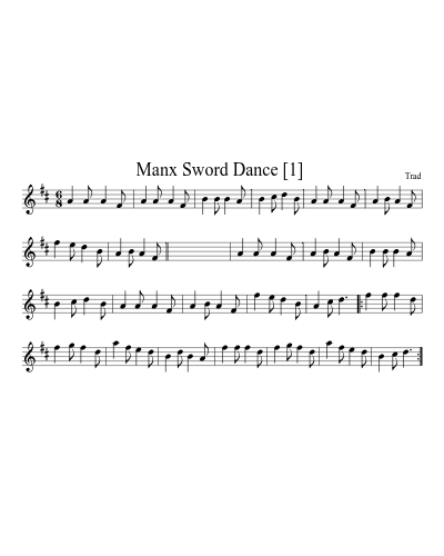 Manx Sword Dance  [1] (Version 2)