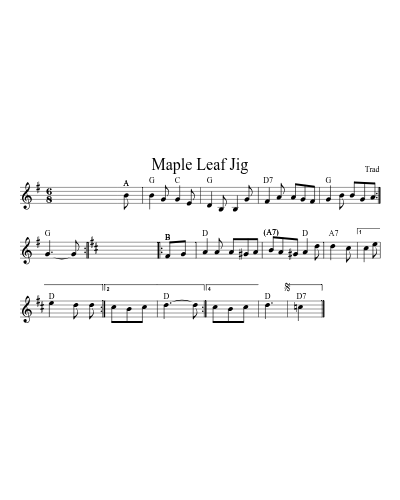 Maple Leaf Jig (Version 4)