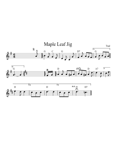 Maple Leaf Jig (Version 5)