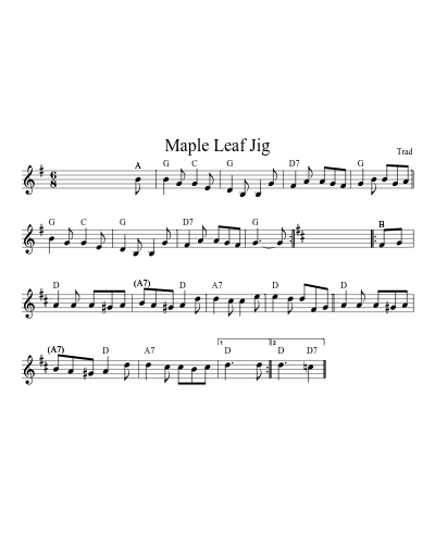 Maple Leaf Jig (Version 6)