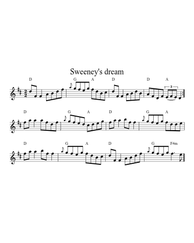 Sweeney's Dream (Version 3) preview