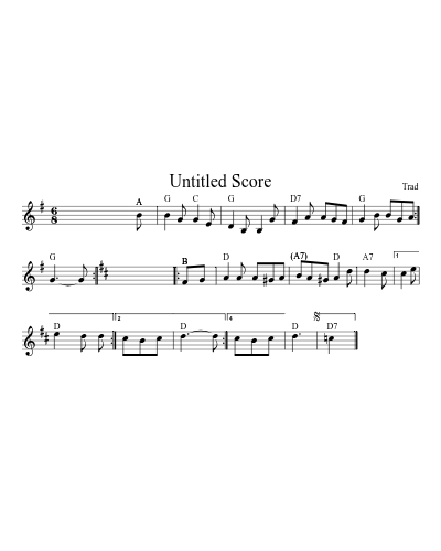 Maple Tenpenny Smash set G Am D 32 7 sheet music preview