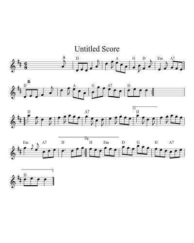 Maple Tenpenny Smash set G Am D 32 9 (Version 3) sheet music preview