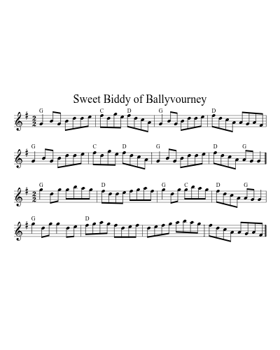 Sweet Biddy of Ballyvourney