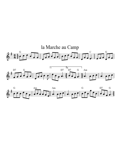 La Marche au Camp (Version 4)