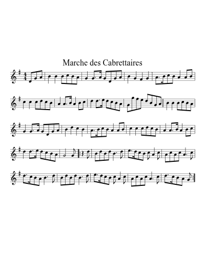 Marche des Cabrettaires (Version 4) preview
