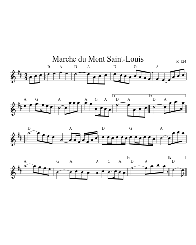 Marche du Mont Saint-Louis (Version 2)