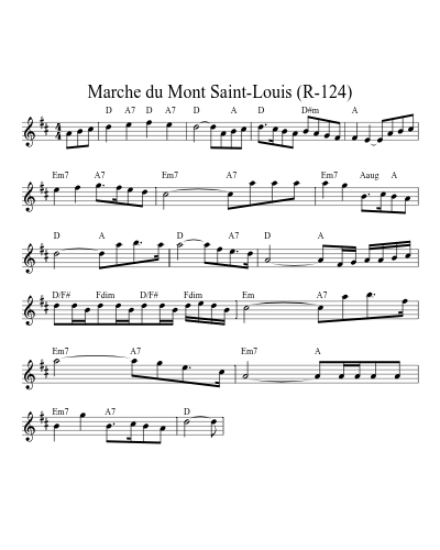 Marche du Mont Saint-Louis (R-124)