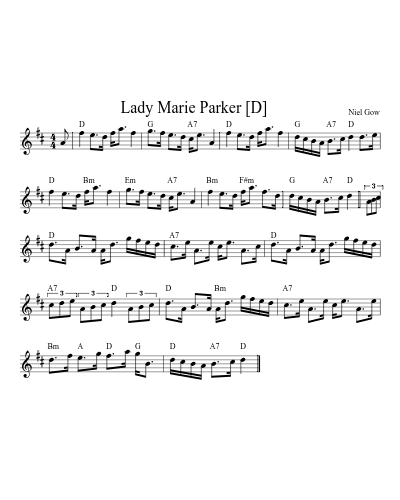 Lady Marie Parker    [D]