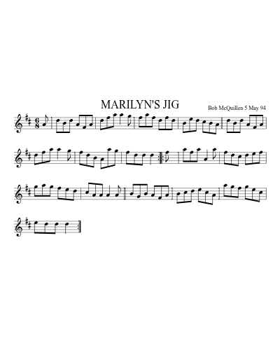 MARILYN'S JIG (Version 2)