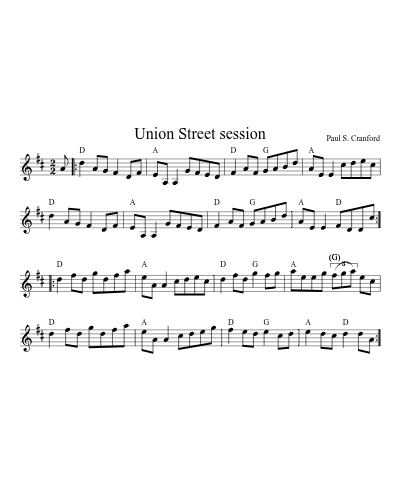 Union Street Session (Version 2) preview