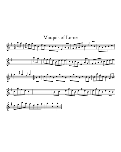 Marquis Of Lorne (Version 5)