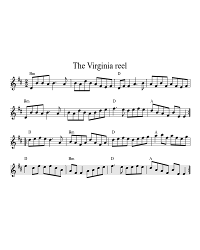 The Virginia reel