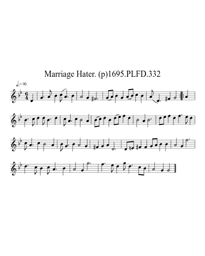 Marriage Hater. (p)1695.PLFD.332 preview