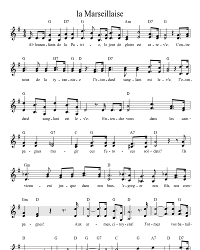la Marseillaise (Version 2)