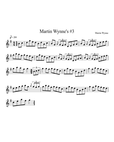 Martin Wynne's #3 (Version 2) preview