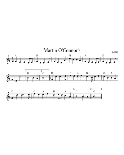 Martin O'Connor's (Version 2) preview