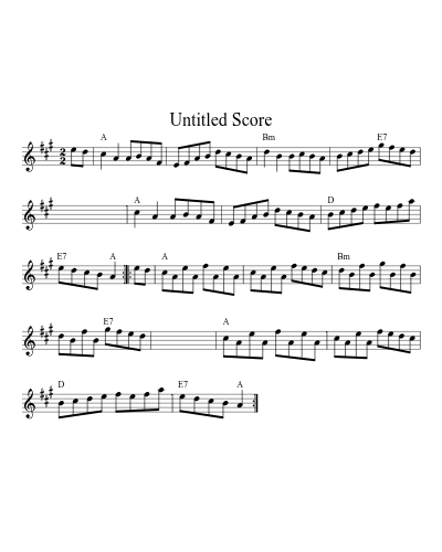 Masons Apron sheet music preview