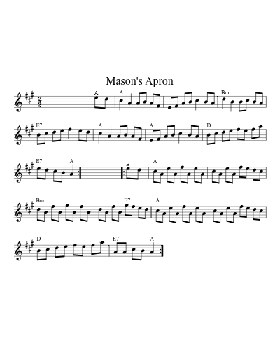 Mason's Apron (Version 2)