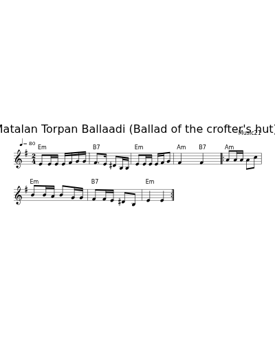 Matalan Torpan Ballaadi  (Ballad of the crofter's hut)
