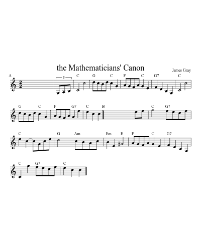 the Mathematicians' Canon preview
