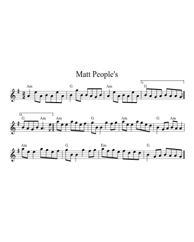 Matt People's (Version 2)
