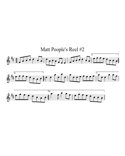 Matt People's Reel #2 (Version 2)