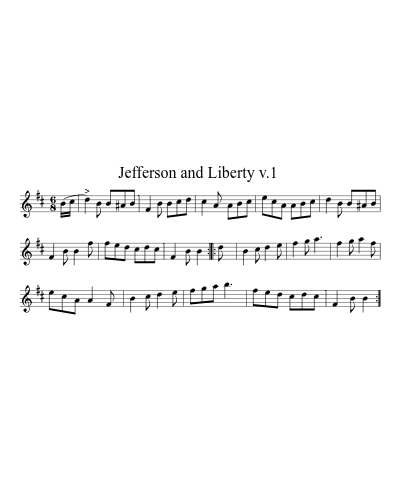Jefferson and Liberty  v.1 (Matthews Standpiece)