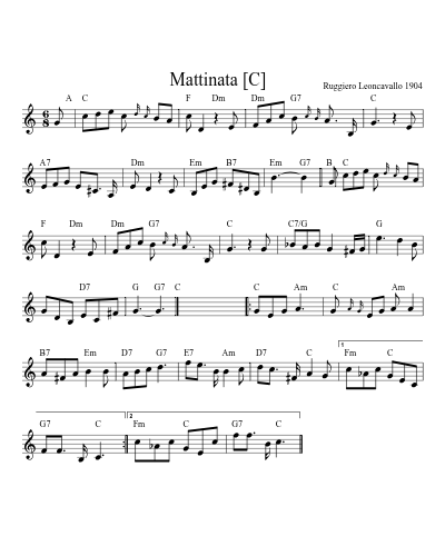 Mattinata   [C] (Version 3) preview