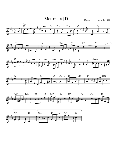 Mattinata   [D]