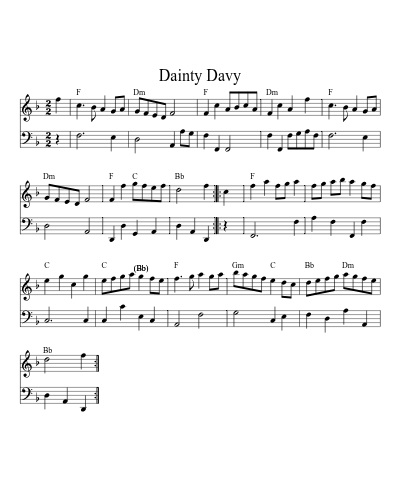 Dainty Davy preview