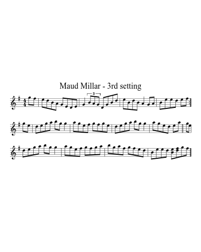 Maud Millar - 3rd setting (Version 2)