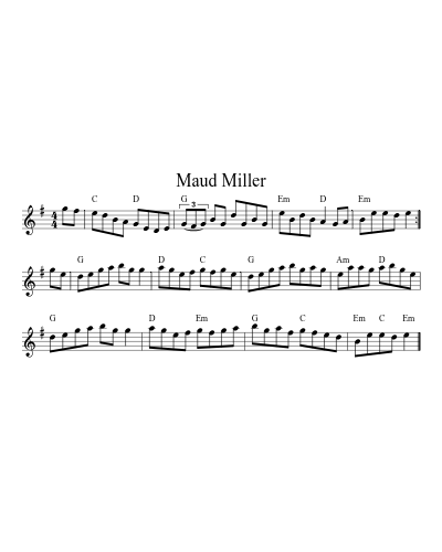 Maud Miller (Version 3)