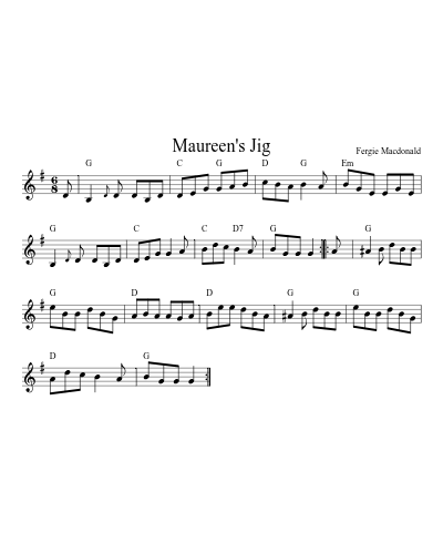 Maureen's Jig preview