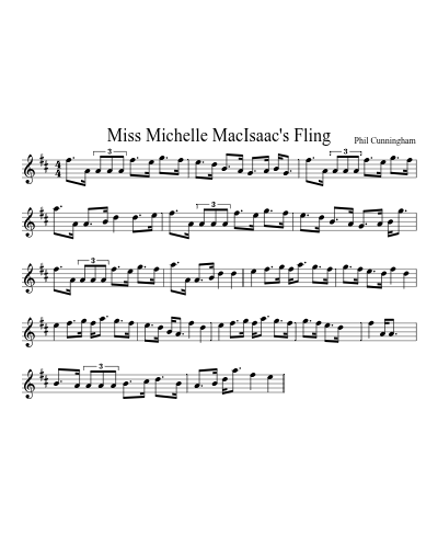 Miss Michelle MacIsaac's Fling