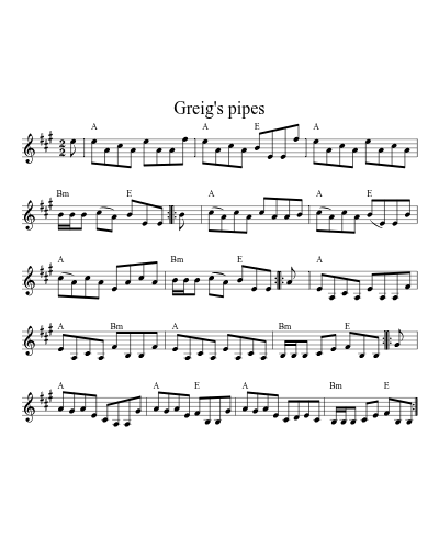 Greig's Pipes (Version 2)
