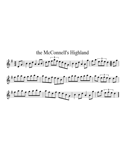 the McConnell's Highland (Version 2)