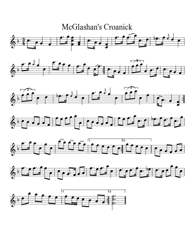 McGlashan's Croanick (Version 2)